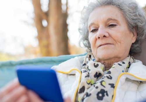 Older individual researching neurodivergence