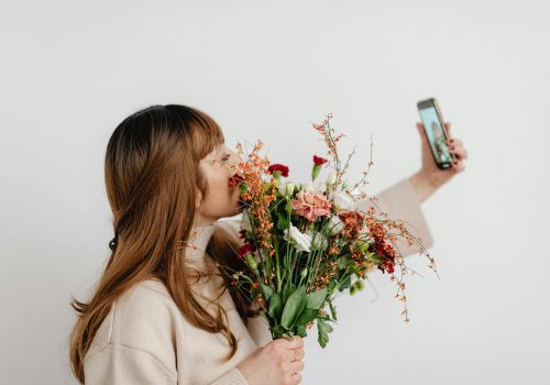 Social media on Valentine's Day 